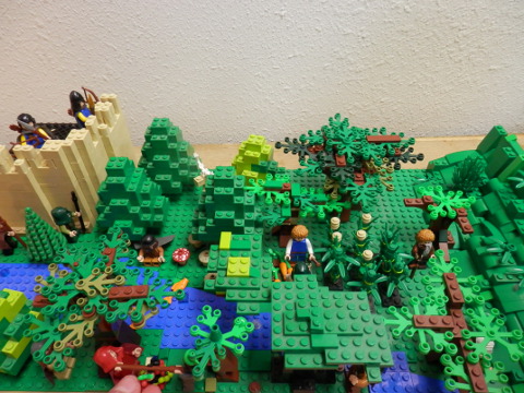 the lego diorama