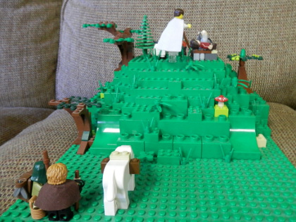 the complete lego diorama